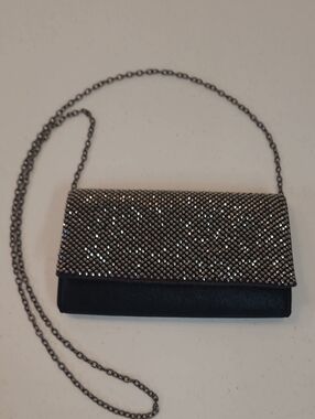 Gunne Sax by Jessica McClintock Luisa Embellished Mesh Clutch/Shoulder Bag